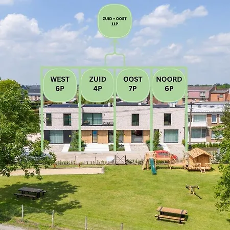 Semesterbostad Nieuw - De Grenspaal West 6p 5 Min Maastricht - Sauna - Laadpaal Riemst